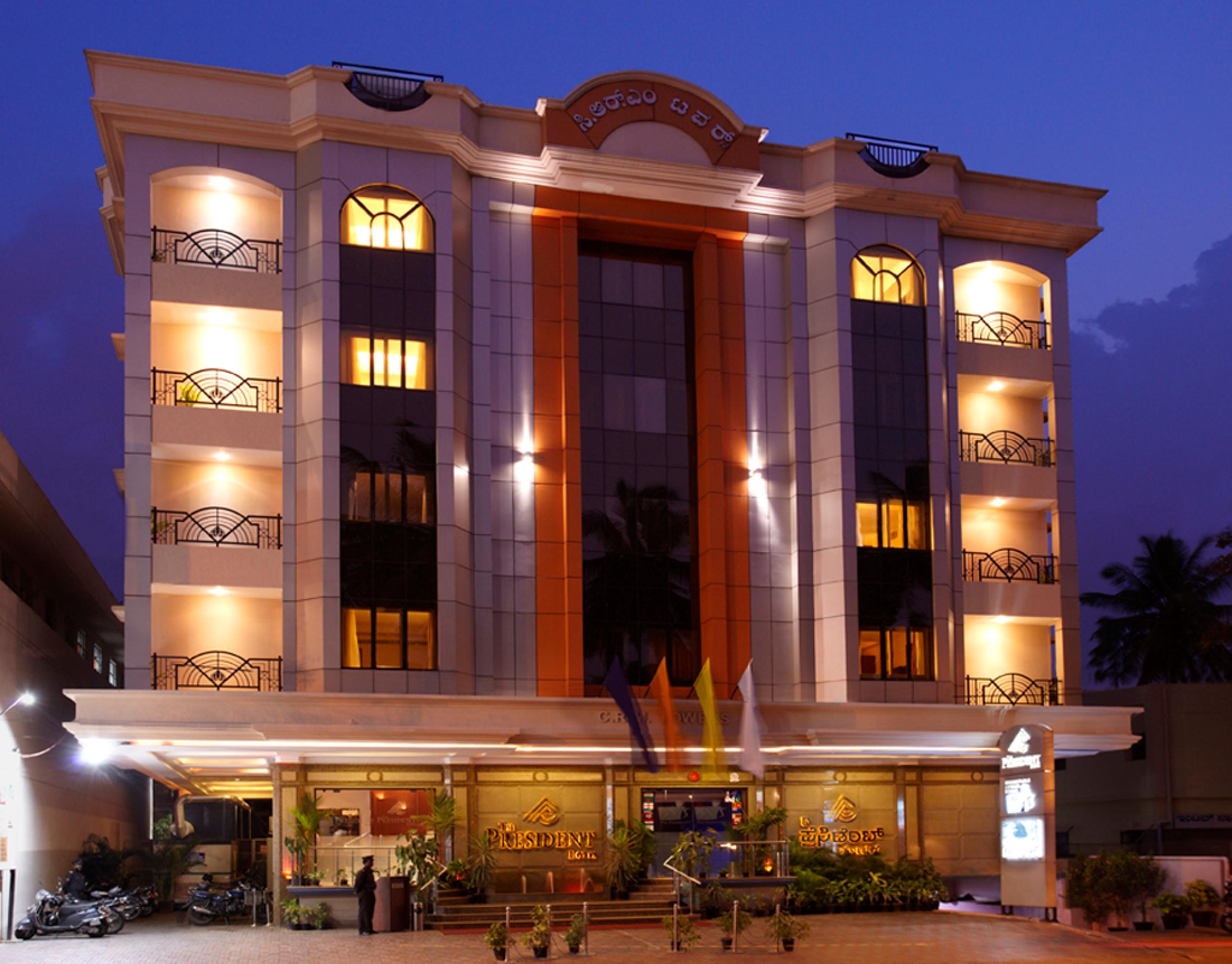 The President Hotel Bangalore Eksteriør bilde